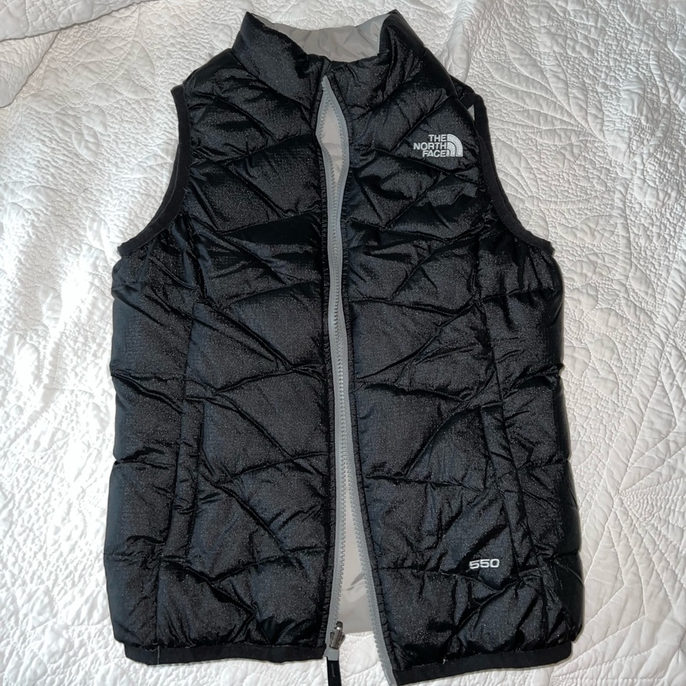 North face vest reversible